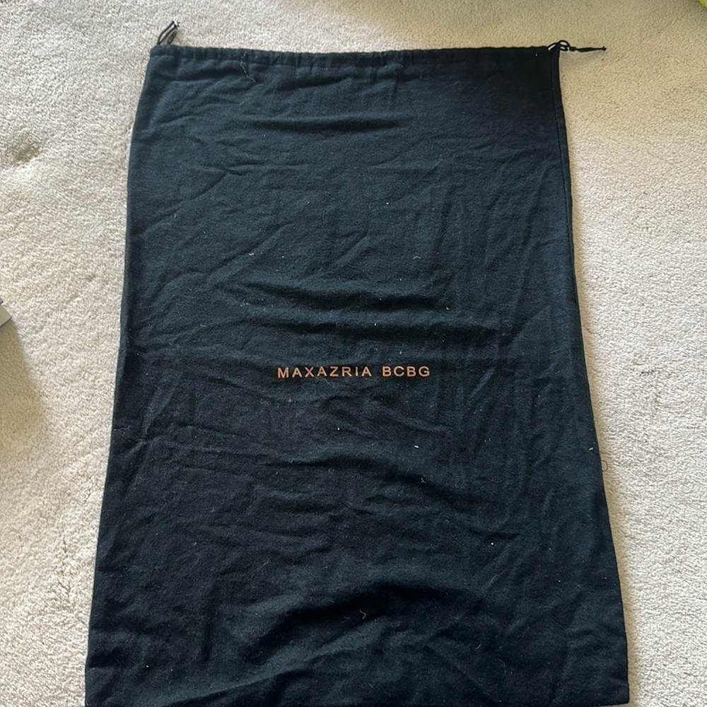 BCBG MaxAzria Black Drawstring Dustbag